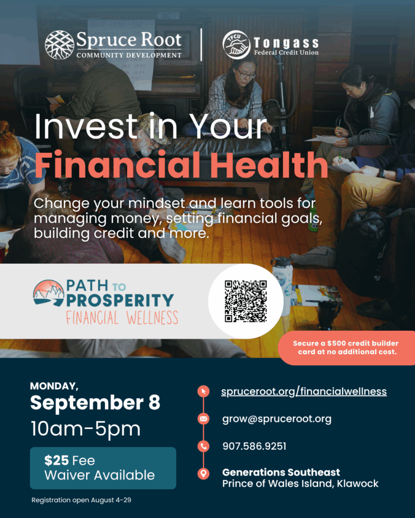 Financial Wellness in Klawock flyer, Sept 8, 2025
