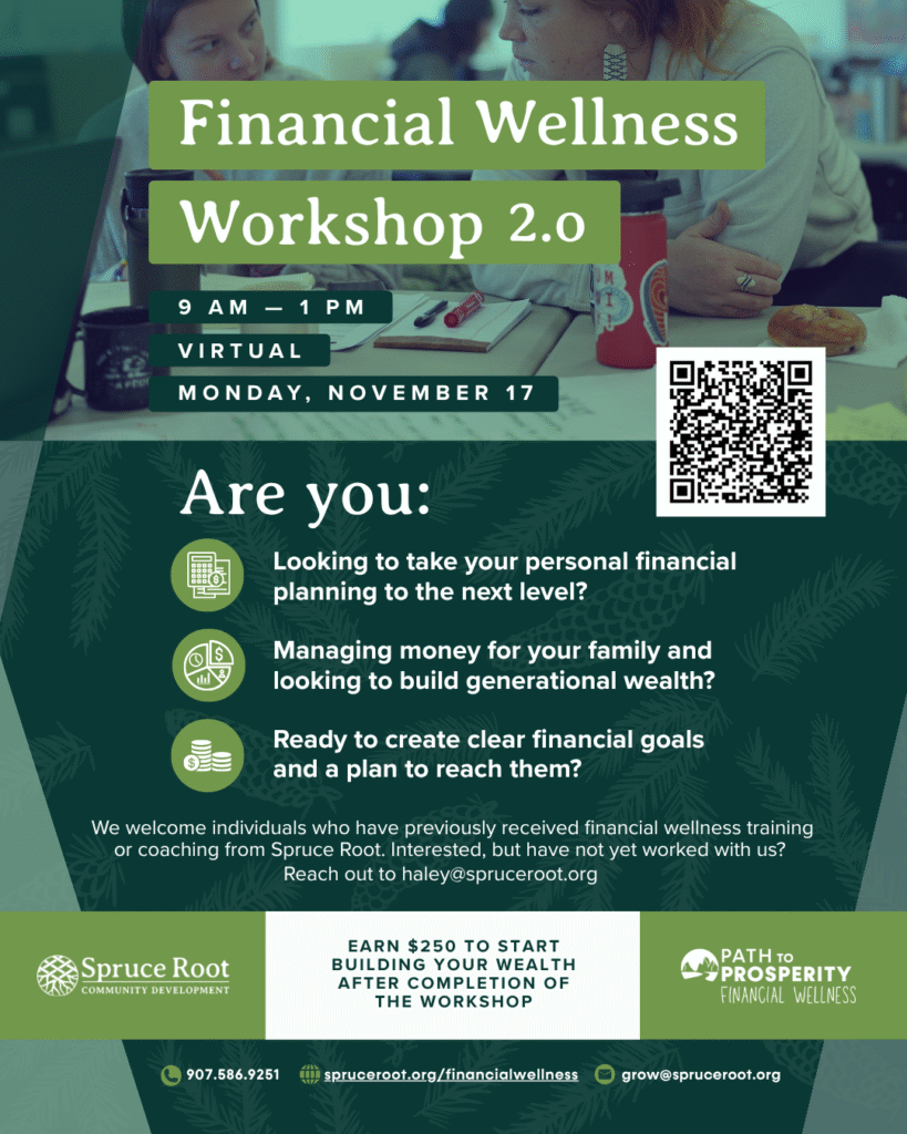 Virtual Financial Wellness Workshop 2.0 on November 17th flyer
